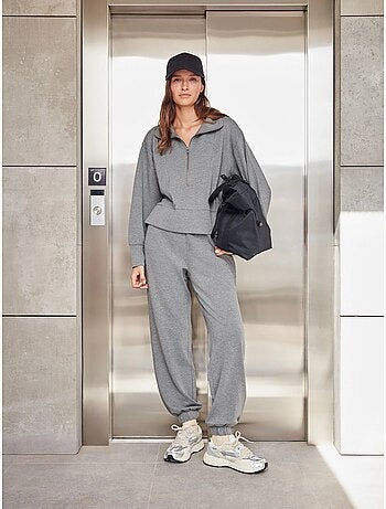 Pantaloni jogger felpati