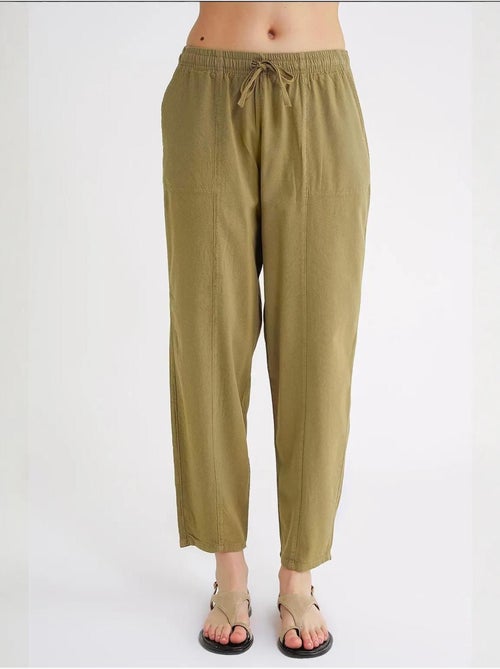 Pantaloni jogger in cotone con coulisse in vita mixray - Kiabi Pantaloni jogger in cotone con coulisse in vita mixray - Kiabi