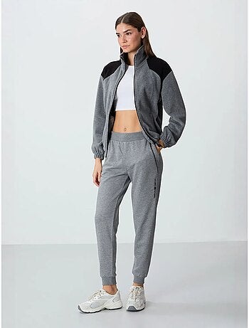Pantaloni jogger in felpa in misto cotone da donna tommy