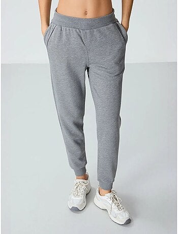Pantaloni jogger in felpa in misto cotone da donna tommy
