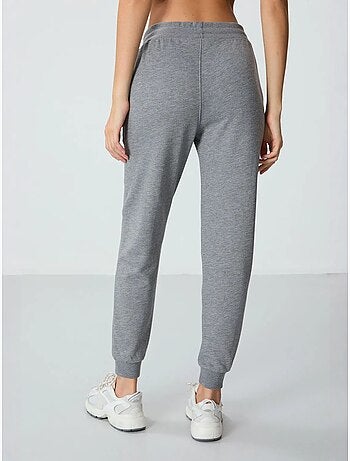 Pantaloni jogger in felpa in misto cotone da donna tommy