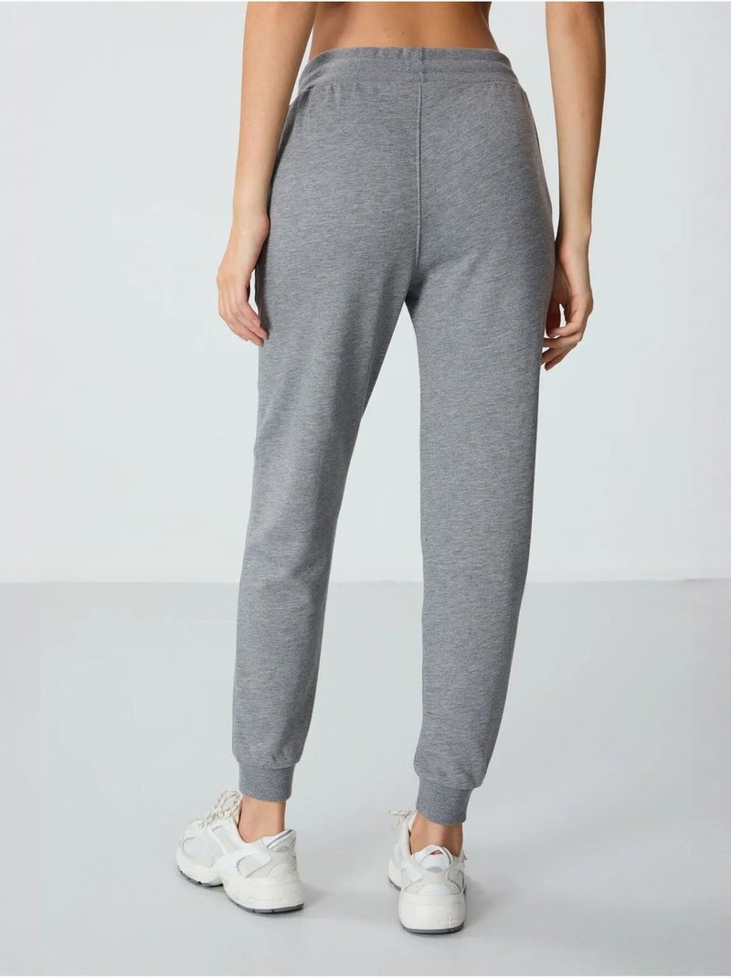 Pantaloni jogger in felpa in misto cotone da donna tommy Grigio - Kiabi