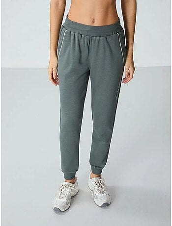 Pantaloni jogger in felpa in misto cotone da donna tommy