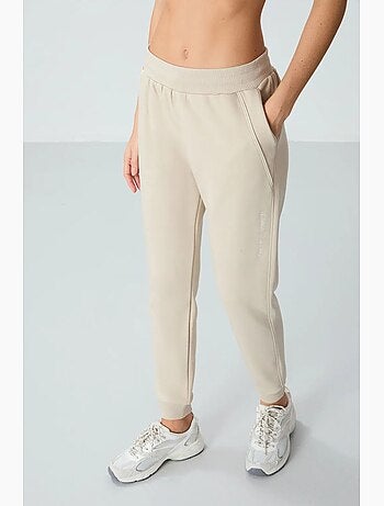 Pantaloni jogger in felpa in misto cotone da donna tommy