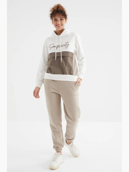 Pantaloni jogger in felpa in pile a vita alta da donna tommy - Kiabi Pantaloni jogger in felpa in pile a vita alta da donna tommy - Kiabi