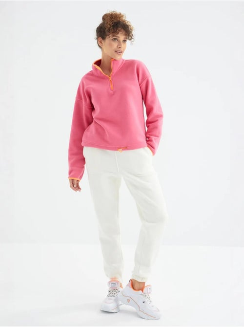 Pantaloni jogger in felpa in pile a vita alta da donna tommy - Kiabi Pantaloni jogger in felpa in pile a vita alta da donna tommy - Kiabi