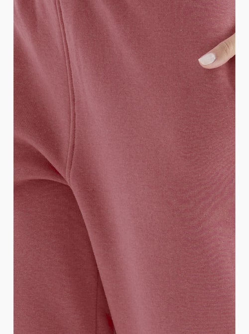Pantaloni jogger in felpa in pile a vita alta da donna tommy - Kiabi