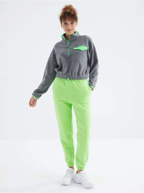 Pantaloni jogger in felpa in pile a vita alta da donna tommy - Kiabi Pantaloni jogger in felpa in pile a vita alta da donna tommy - Kiabi