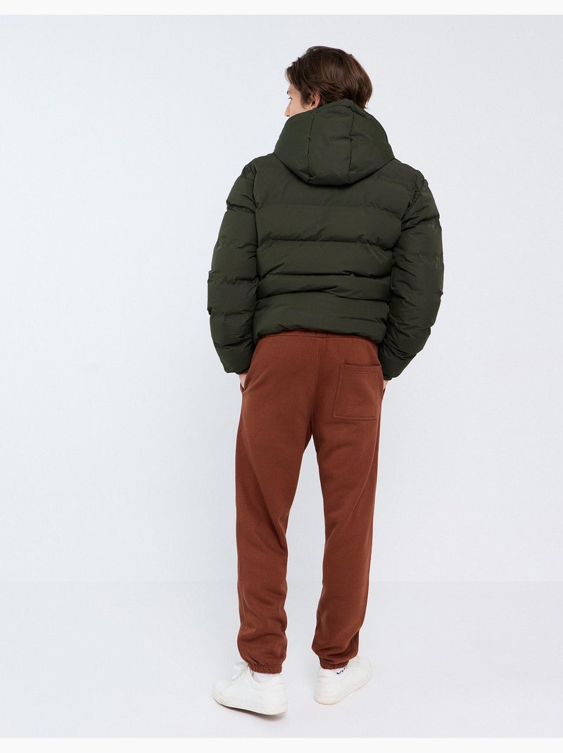 Pantaloni jogger in felpa, mo fashion Marrone - Kiabi