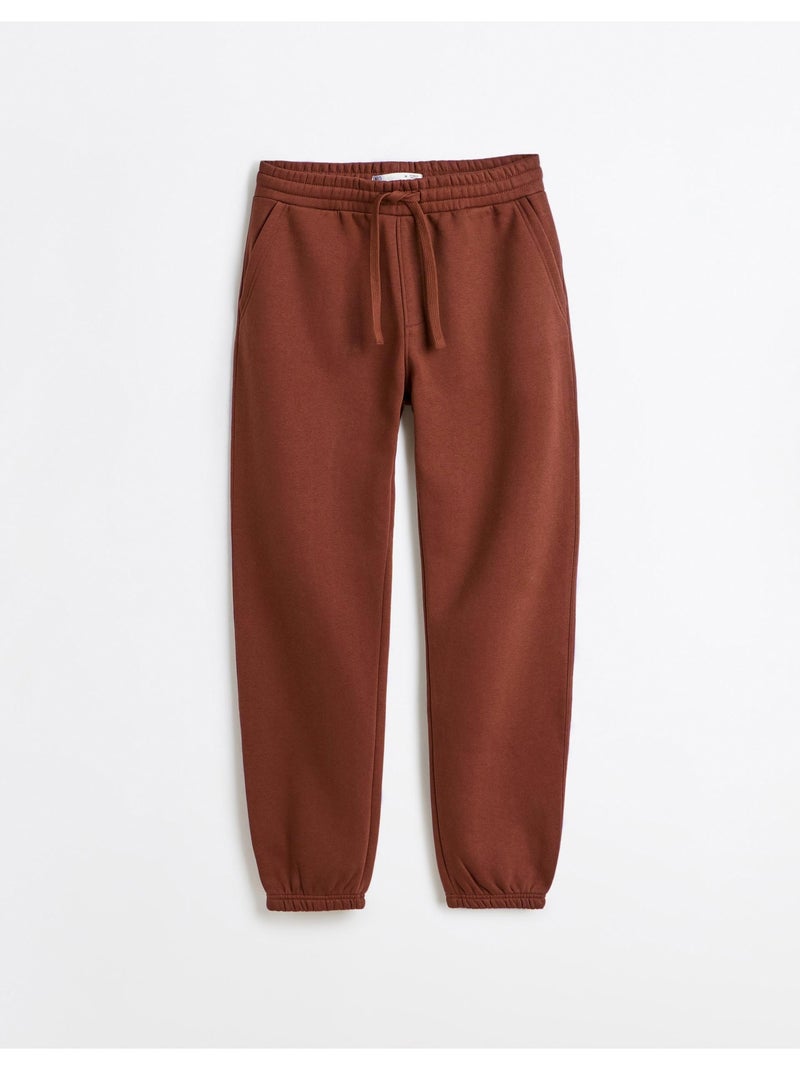 Pantaloni jogger in felpa, mo fashion Marrone - Kiabi