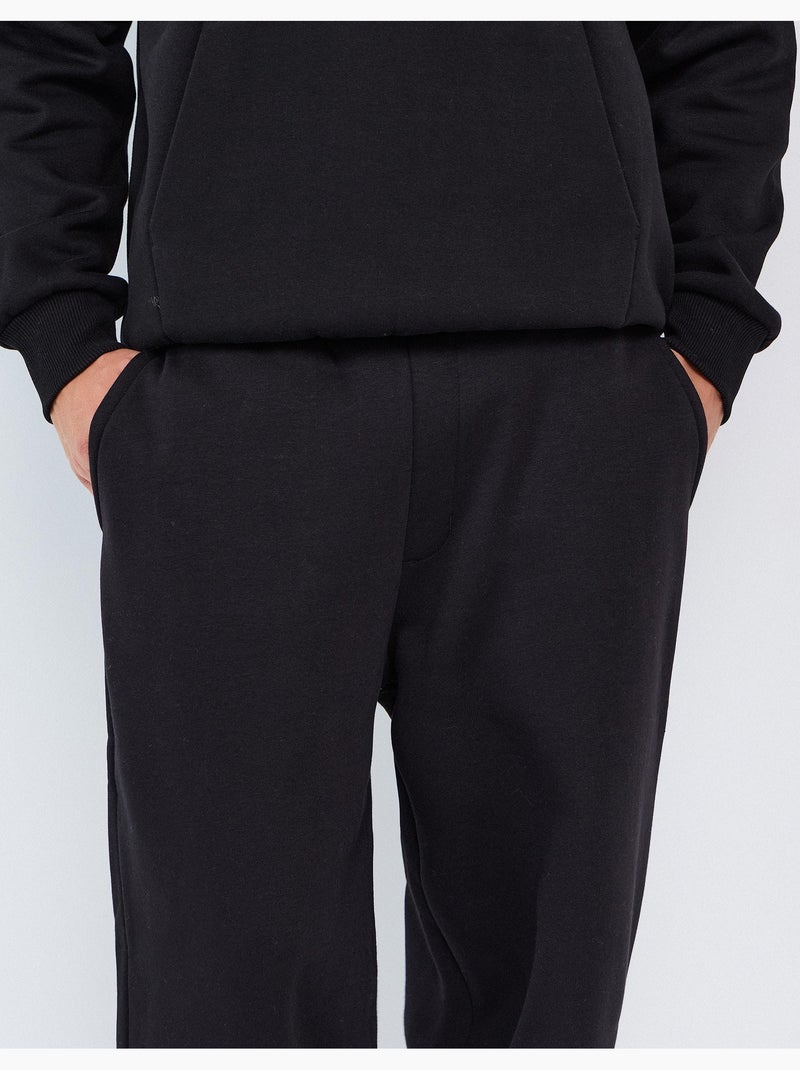 Pantaloni jogger in felpa, mo fashion Nero - Kiabi