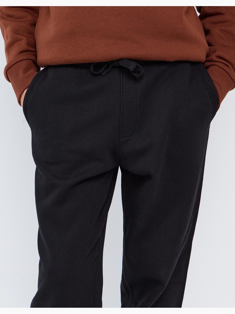 Pantaloni jogger in felpa, mo fashion Nero - Kiabi