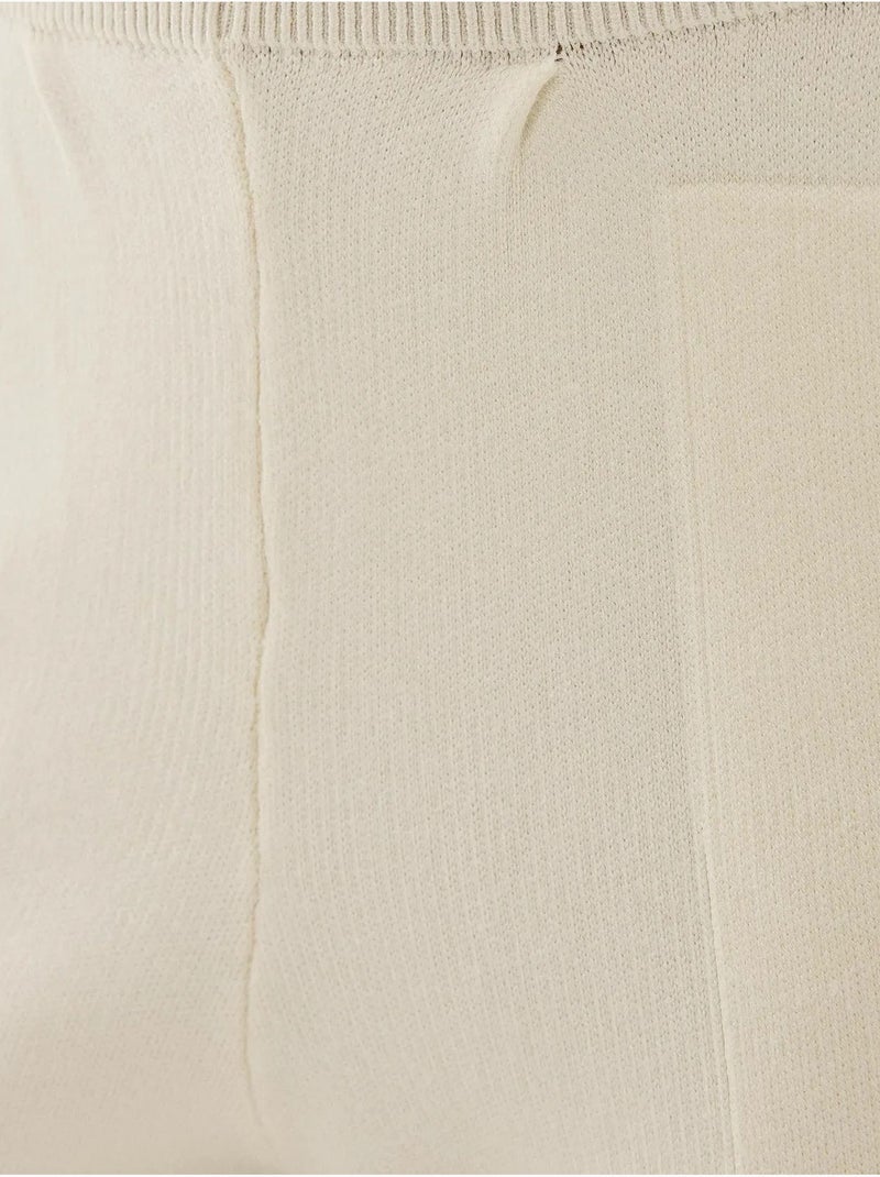 Pantaloni jogger in maglia a vita alta Beige naturale - Kiabi