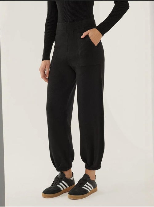 Pantaloni jogger in maglia a vita alta - Kiabi Pantaloni jogger in maglia a vita alta - Kiabi
