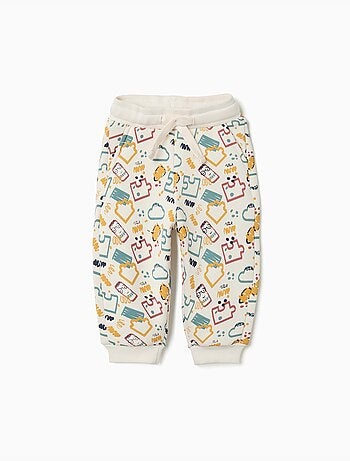 Pantaloni jogger in pile spazzolato