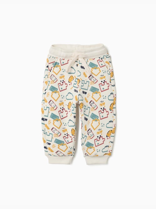 Pantaloni jogger in pile spazzolato - Kiabi
