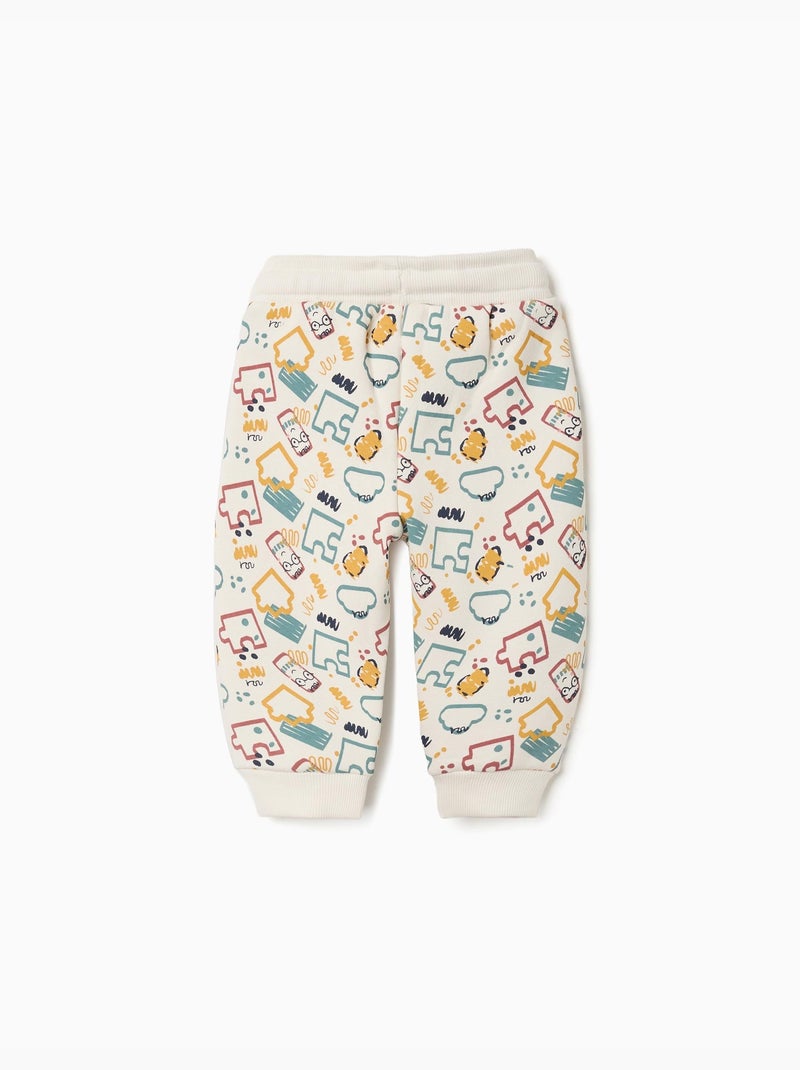 Pantaloni jogger in pile spazzolato Bianco - Kiabi