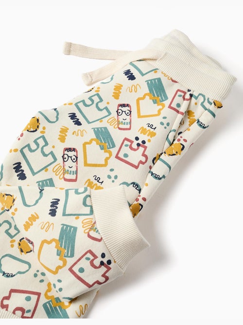 Pantaloni jogger in pile spazzolato - Kiabi