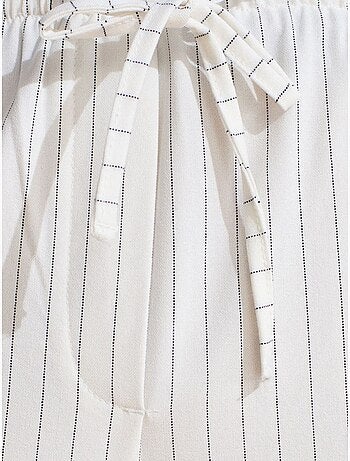Pantaloni jogger in tessuto a righe a gamba dritta dilvin