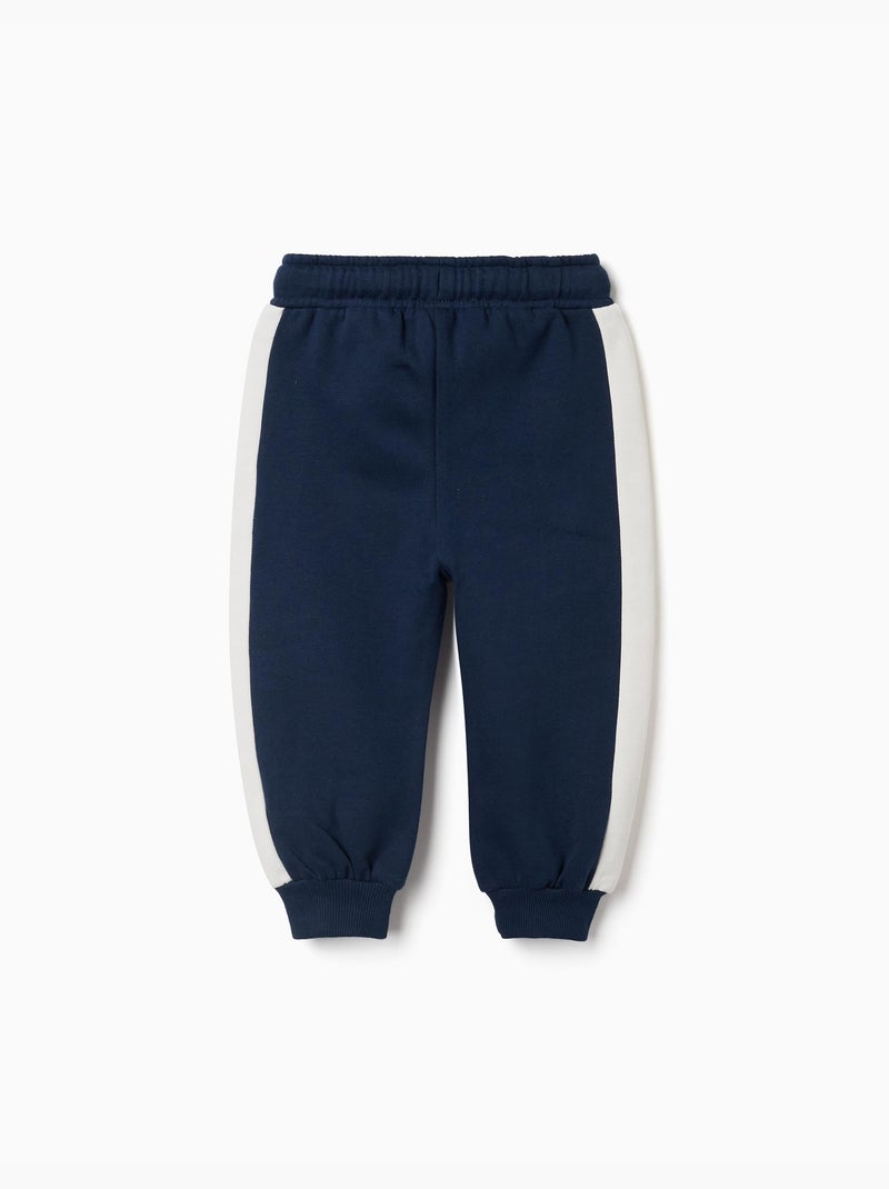 Pantaloni jogger spazzolato con stampa mickey Blu scuro - Kiabi