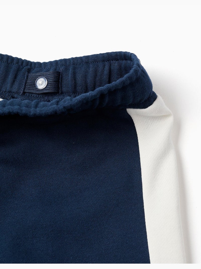 Pantaloni jogger spazzolato con stampa mickey Blu scuro - Kiabi
