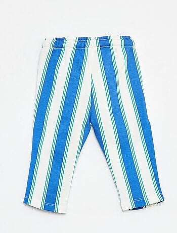 Pantaloni joggers a righe