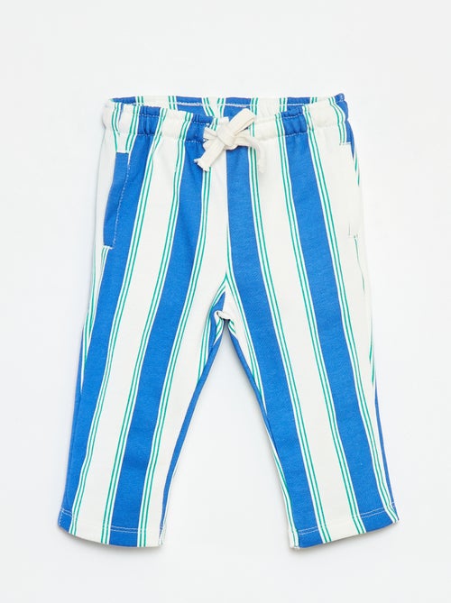 Pantaloni joggers a righe - Kiabi
