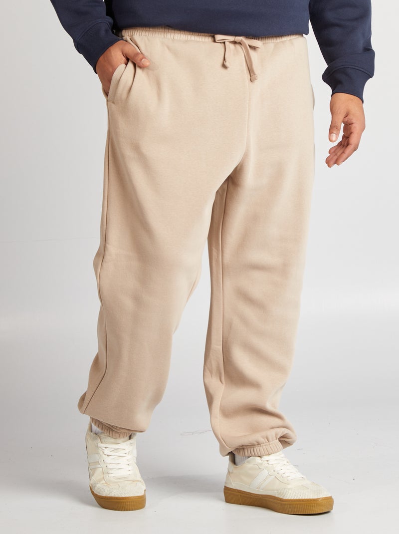 Pantaloni joggers caldi beige - Kiabi
