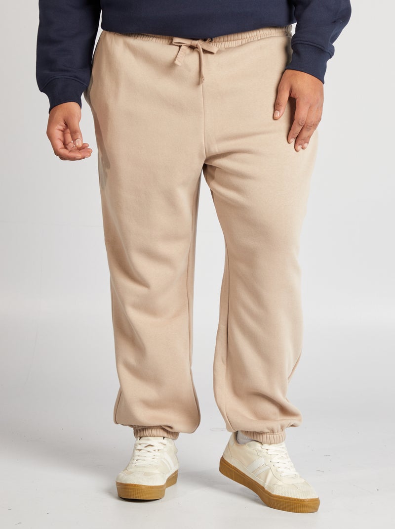 Pantaloni joggers caldi beige - Kiabi