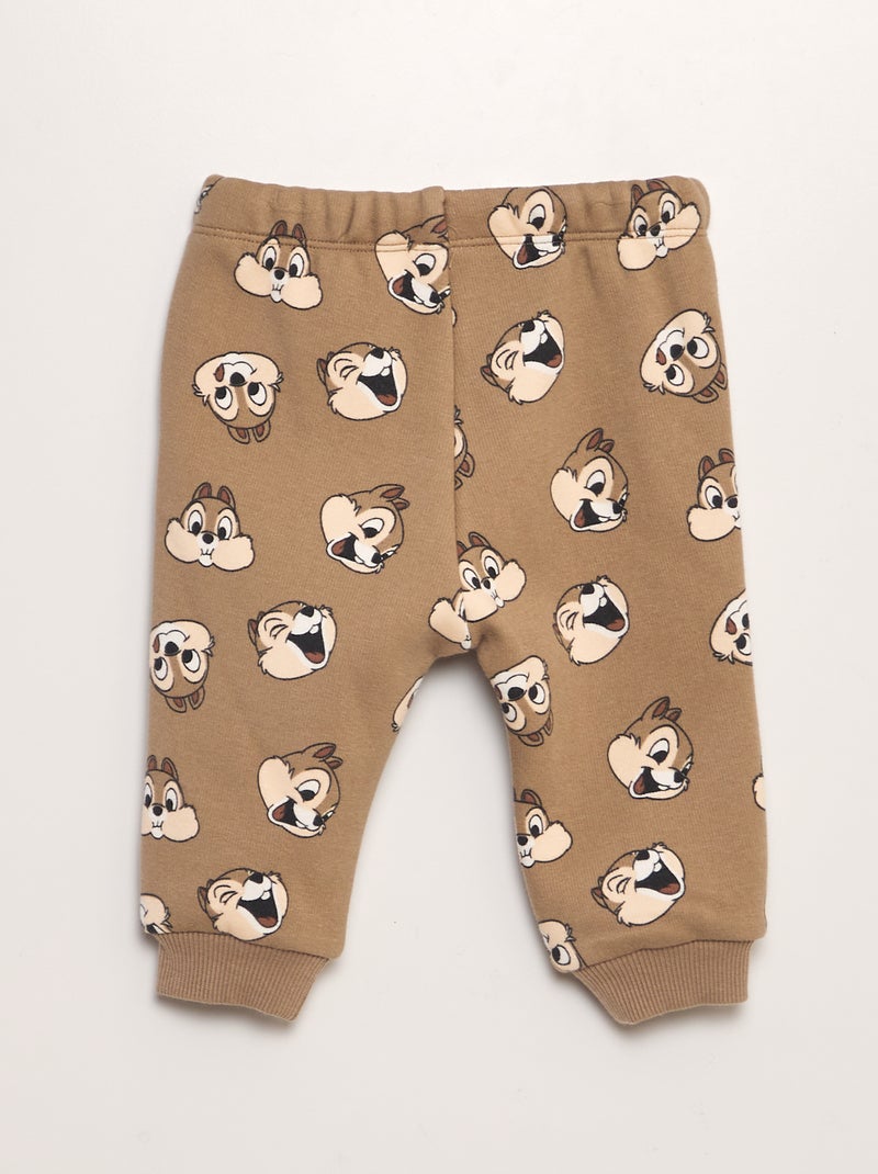 Pantaloni joggers Cip & Ciop 'Disney' BEIGE - Kiabi