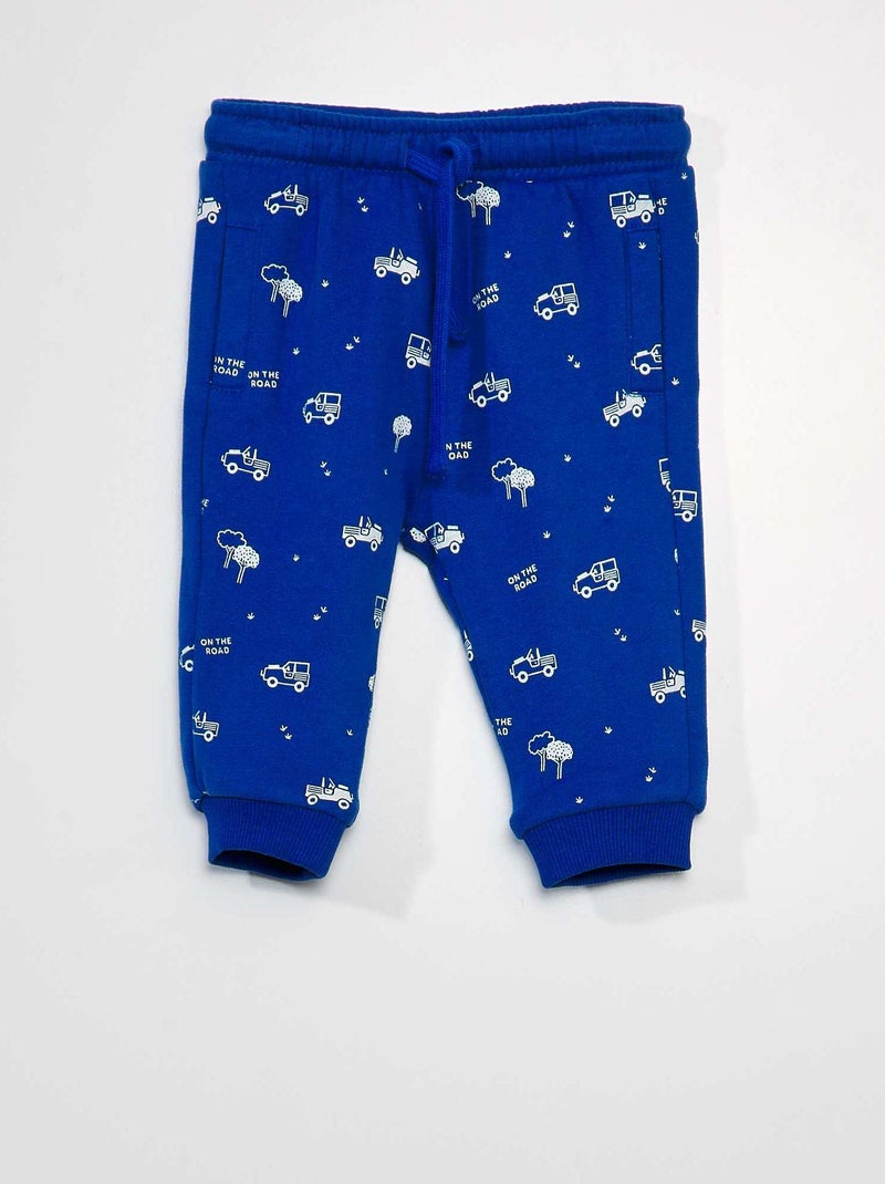 Pantaloni joggers con motivo BLU - Kiabi