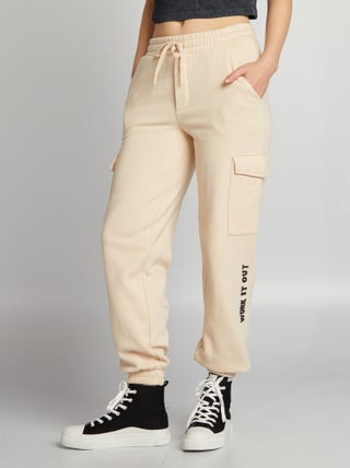 Pantaloni joggers con stampa