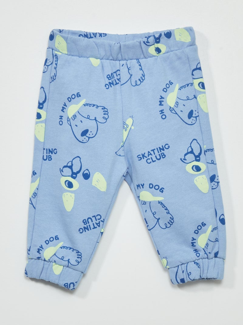 Pantaloni joggers con stampa BLU - Kiabi