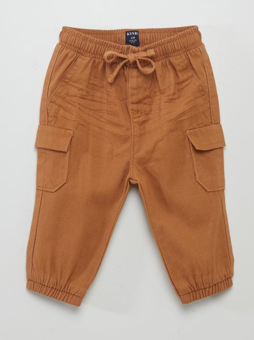 Pantaloni joggers con tasche con patta - Kiabi