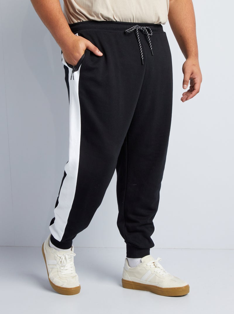 Pantaloni joggers con vita elasticizzata nero - Kiabi