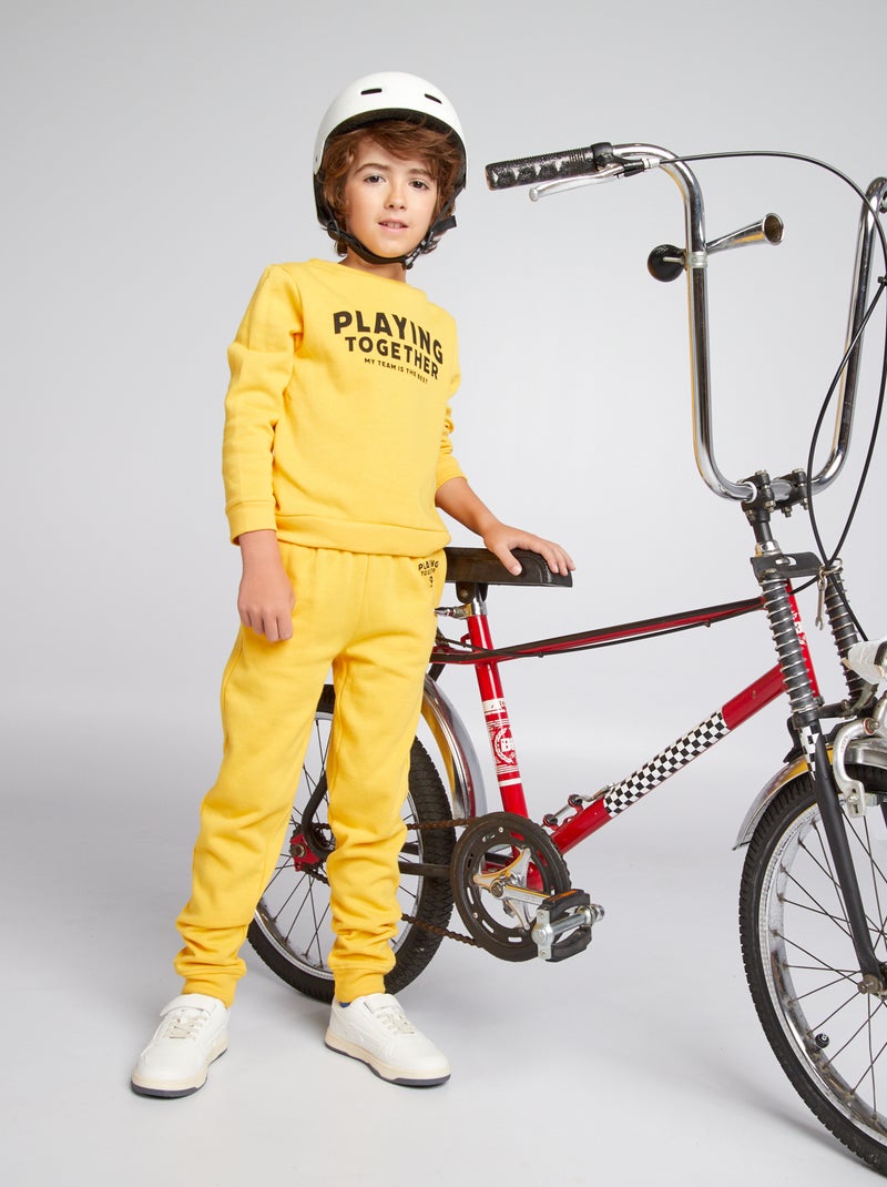 Pantaloni joggers Giallo - Kiabi