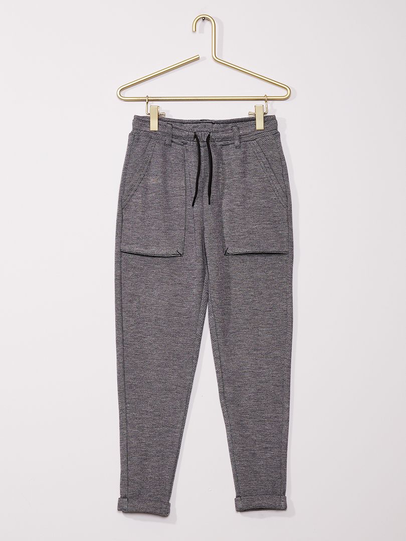 Pantaloni joggers grigio scuro - Kiabi