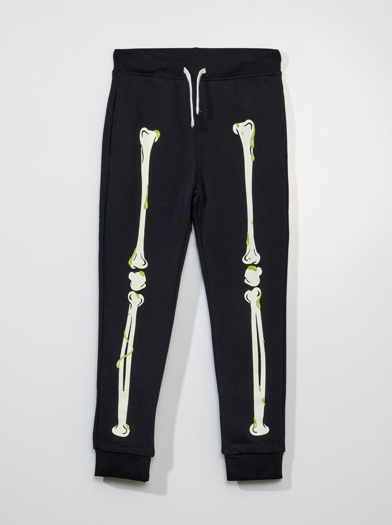 Pantaloni joggers 'Halloween' Nero scheletro - Kiabi