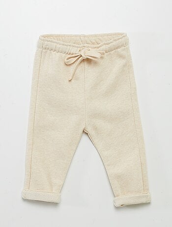 Pantaloni joggers in french terry