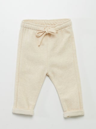 Pantaloni joggers in french terry