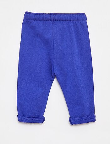 Pantaloni joggers in french terry