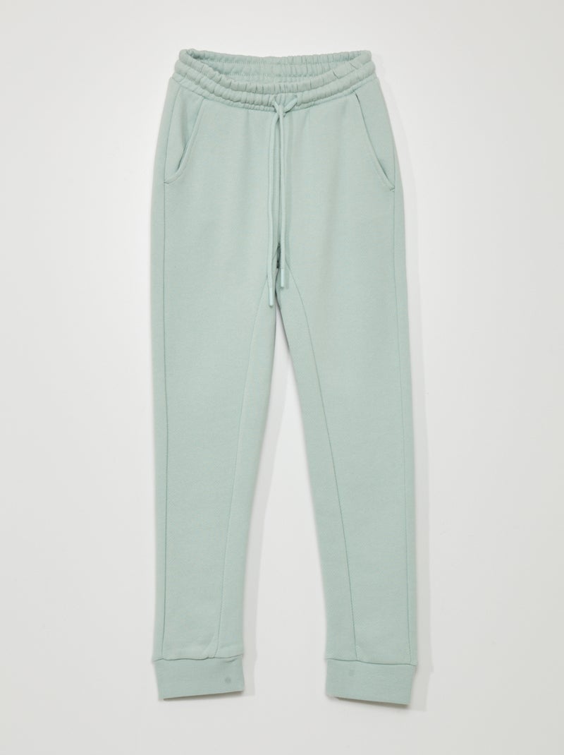 Pantaloni joggers in french terry blu - Kiabi