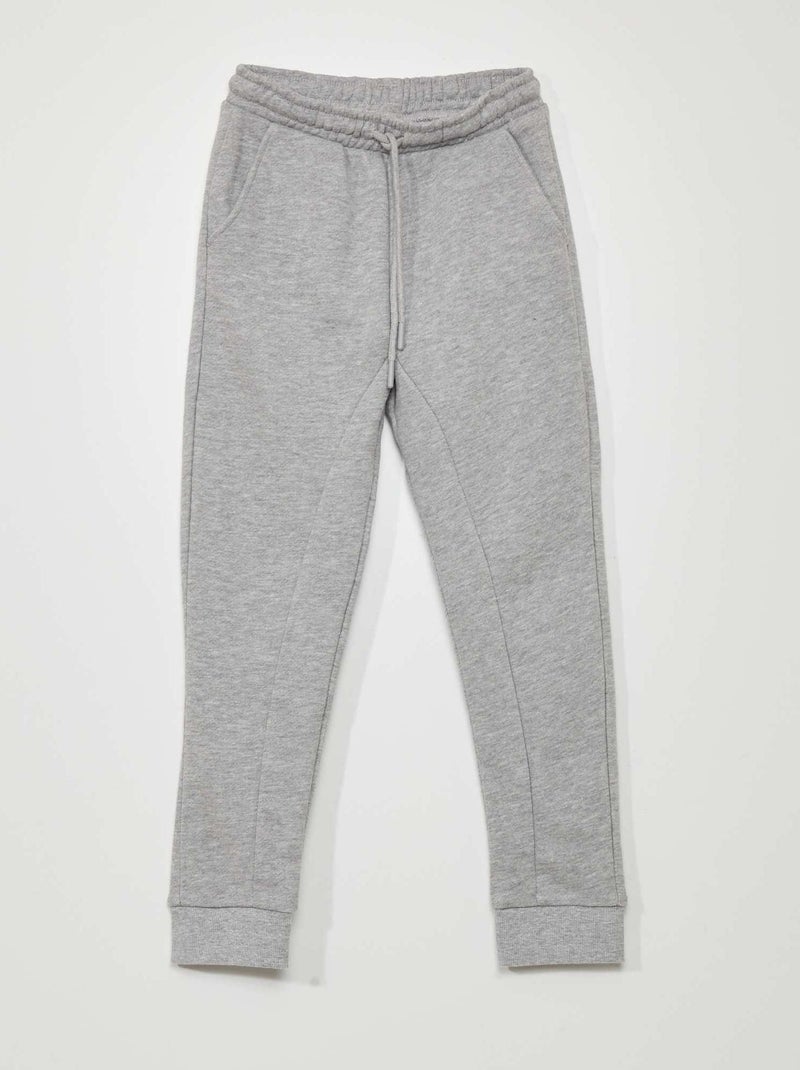 Pantaloni joggers in french terry con cuciture GRIGIO - Kiabi