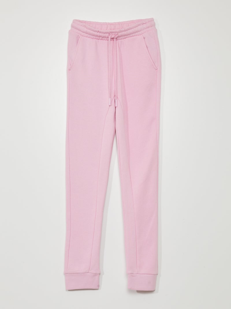 Pantaloni joggers in french terry ROSA - Kiabi