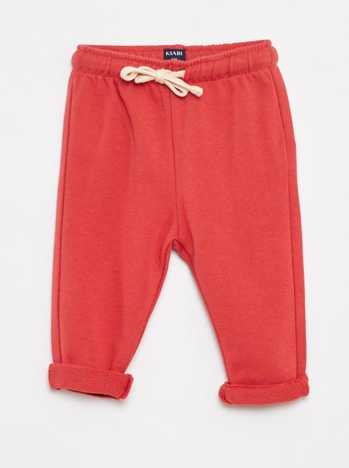 Pantaloni joggers in french terry - Kiabi