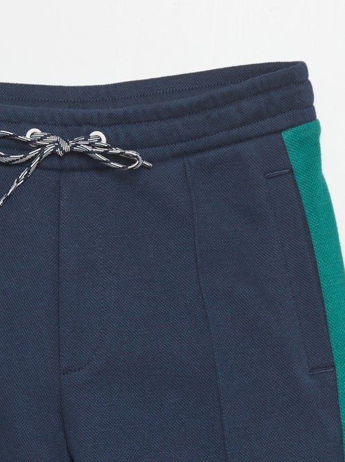 Pantaloni joggers in piqué di cotone - Kiabi