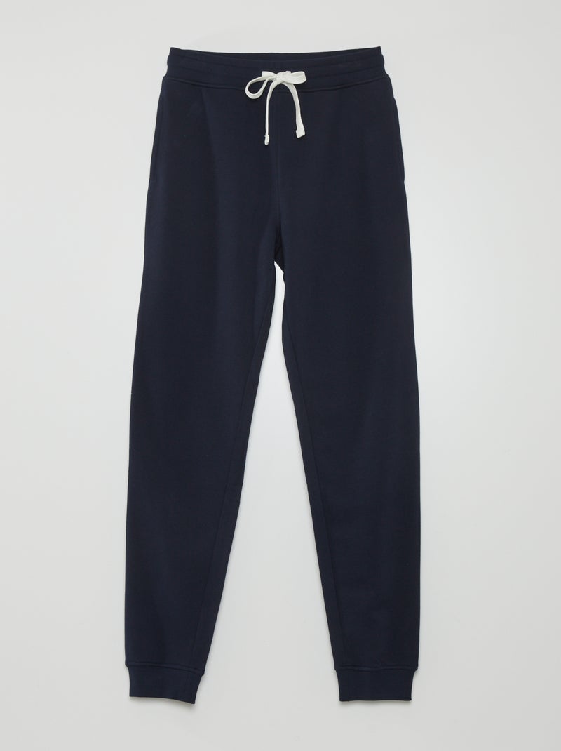 Pantaloni joggers in tessuto felpato BLU - Kiabi