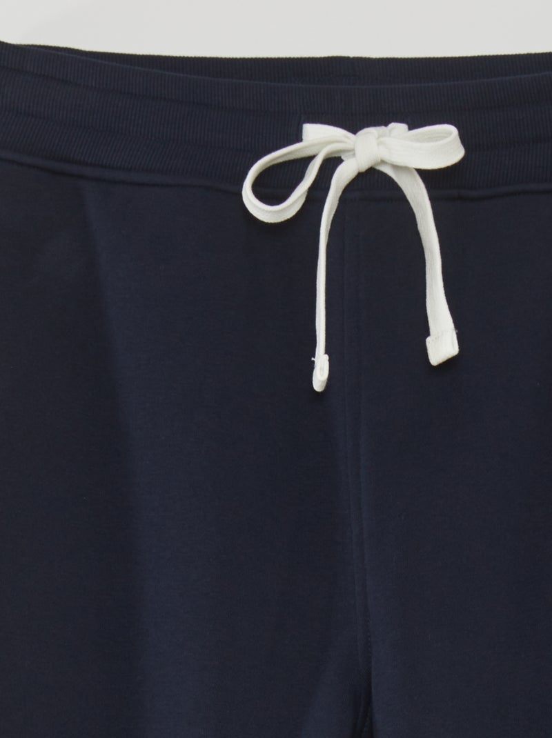 Pantaloni joggers in tessuto felpato BLU - Kiabi