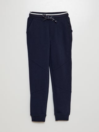 Pantaloni joggers in tessuto felpato