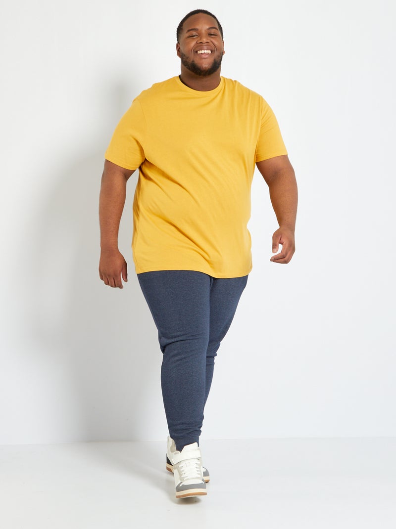 Pantaloni joggers in tessuto felpato BLU - Kiabi